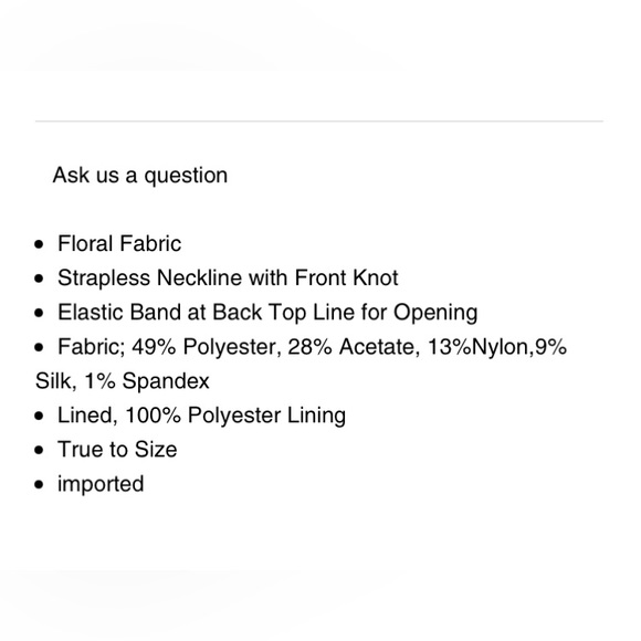 Qloxe strapless brocade top - Picture 11 of 17